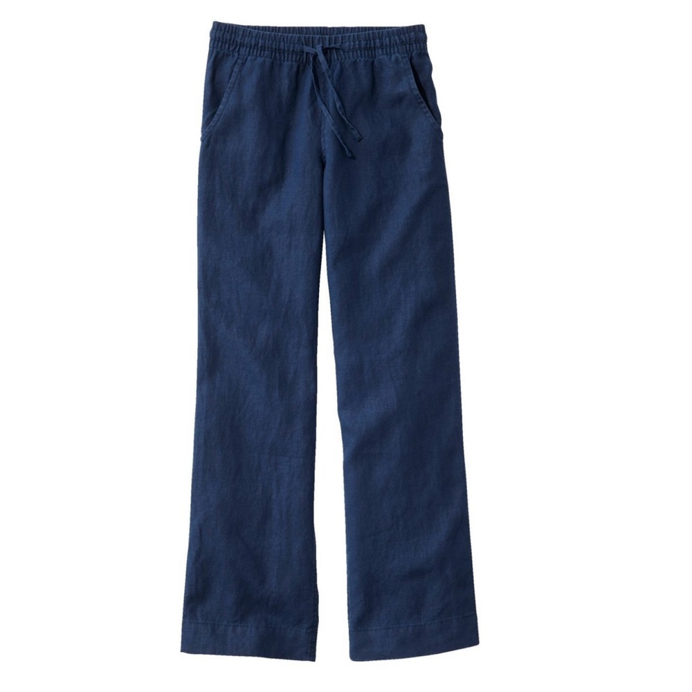 Used Women Linen Pants (Waist :14/Length:37 inch):In Excellent Condition.